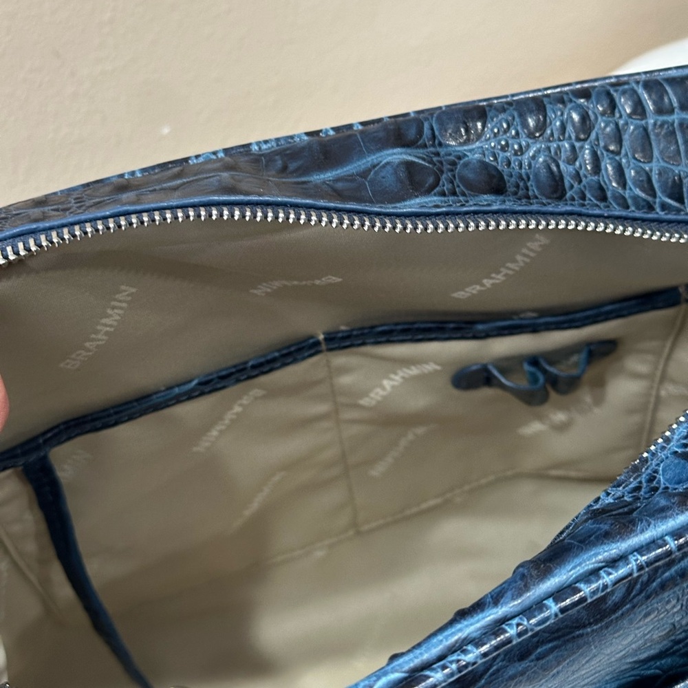 Brahmin Marissa in Navy Tidewater - Picture 7 of 13